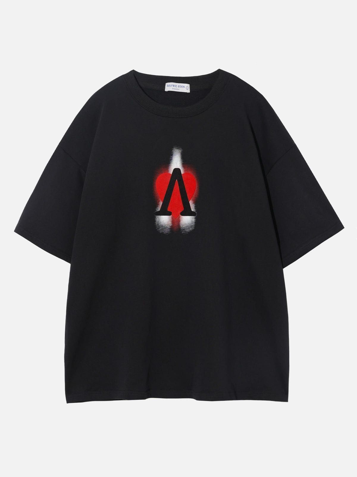 Aelfric Eden Love & Peace Blurring Design Tee sold by Aelfric Eden product image thumbnail 2