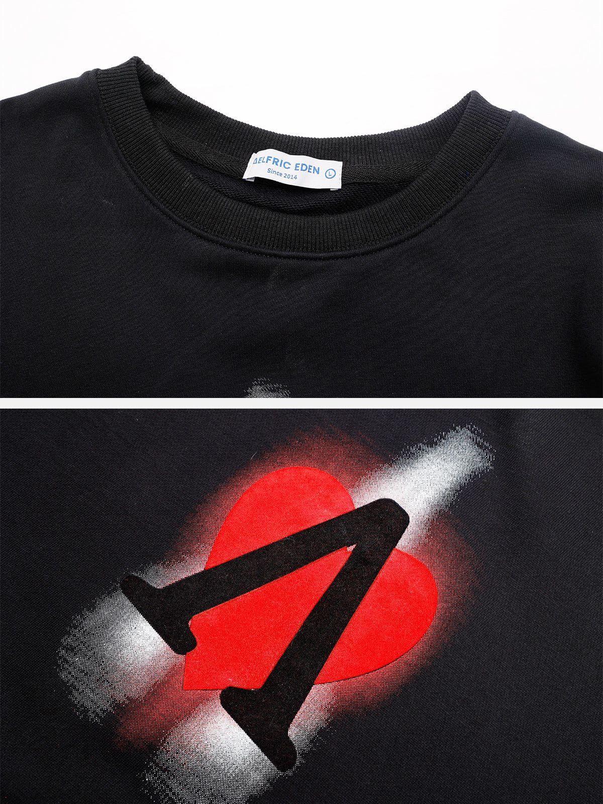 Aelfric Eden Love & Peace Blurring Design Tee sold by Aelfric Eden product image thumbnail 5