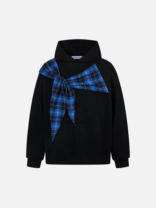 Aelfric Eden Plaid Bow Pullover Hoodie sold by Aelfric Eden