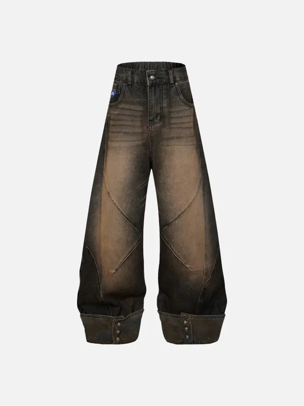Aelfric Eden Washed Cuffed Barrel Jeans sold by Aelfric Eden