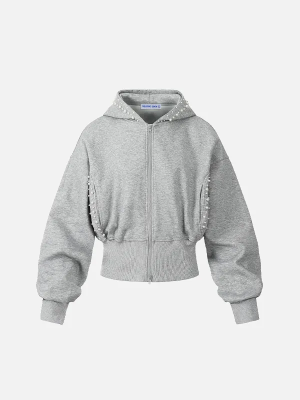 Aelfric Eden Pearl  Boxy Zip Up Hoodie sold by Aelfric Eden