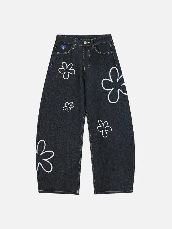 国内未入荷 Aelfric Eden - PATCHWORK SUPER BAGGY BARREL JEANS Aelfric Eden Corduroy Patchwork Super Baggy Barrel Jeans