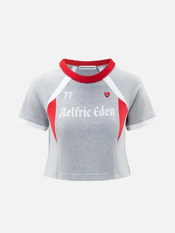 Aelfric Eden Color Blocking Cropped Tee sold by Aelfric Eden