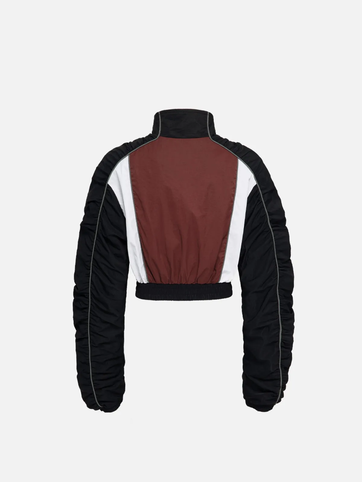 Aelfric Eden Patchwork Wrinkle Cropped Jacket sold by Aelfric Eden product image thumbnail 2