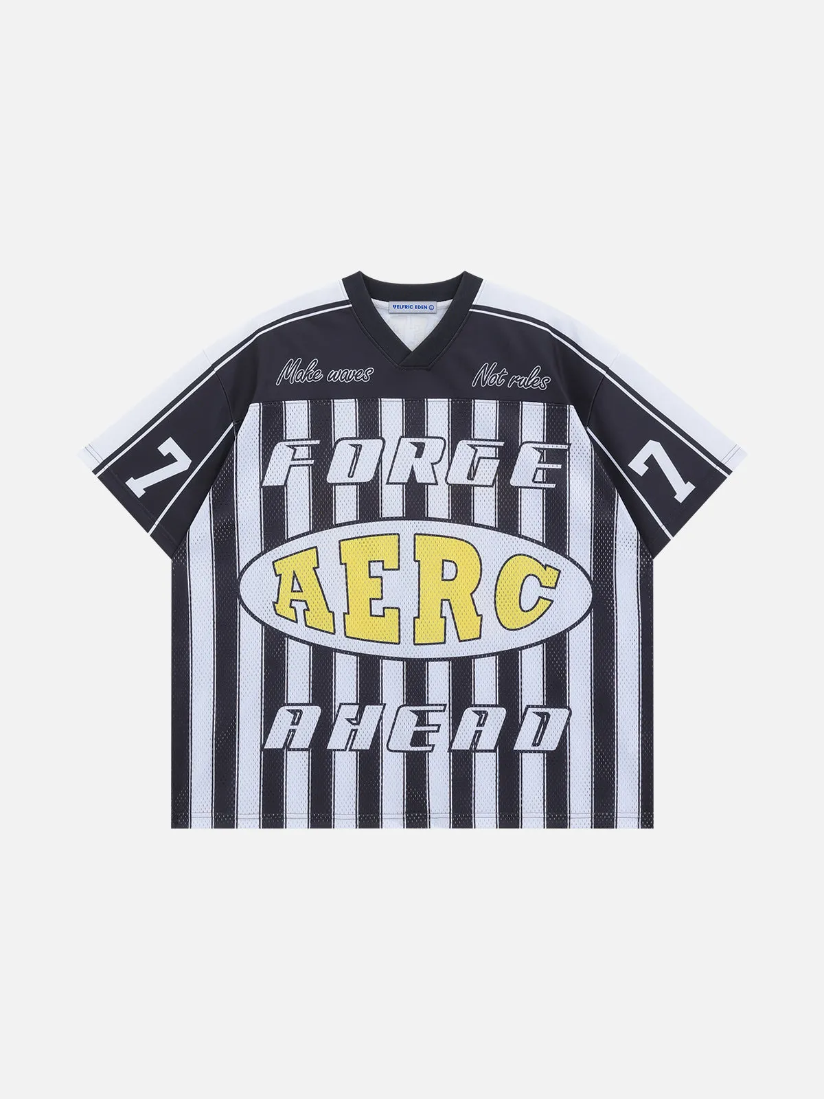 Aelfric Eden Stripe Number Football Jersey sold by Aelfric Eden