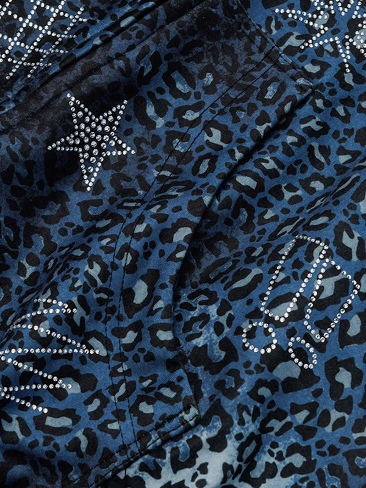 Aelfric Eden Boxy Leopard Print Rhinestone Hoodie sold by Aelfric Eden product image thumbnail 5