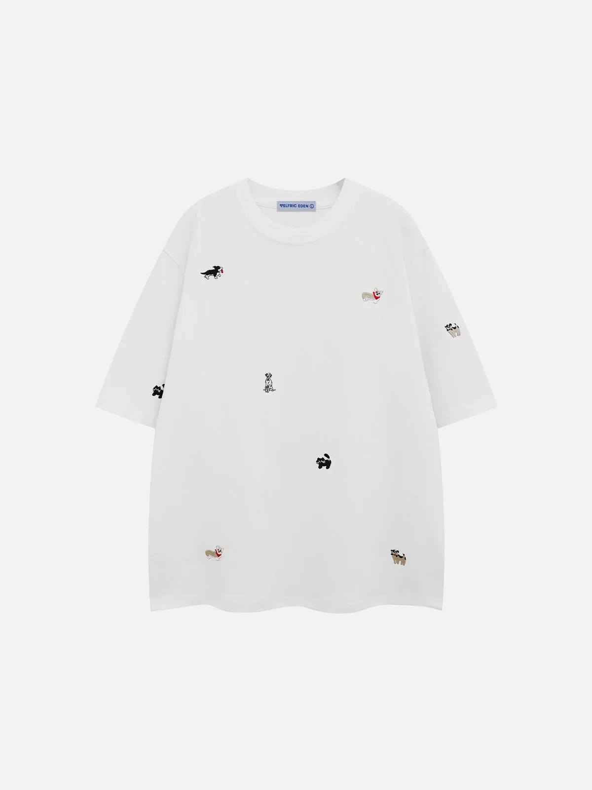 Aelfric Eden Cartoon Animal Embroidery Tee sold by Aelfric Eden