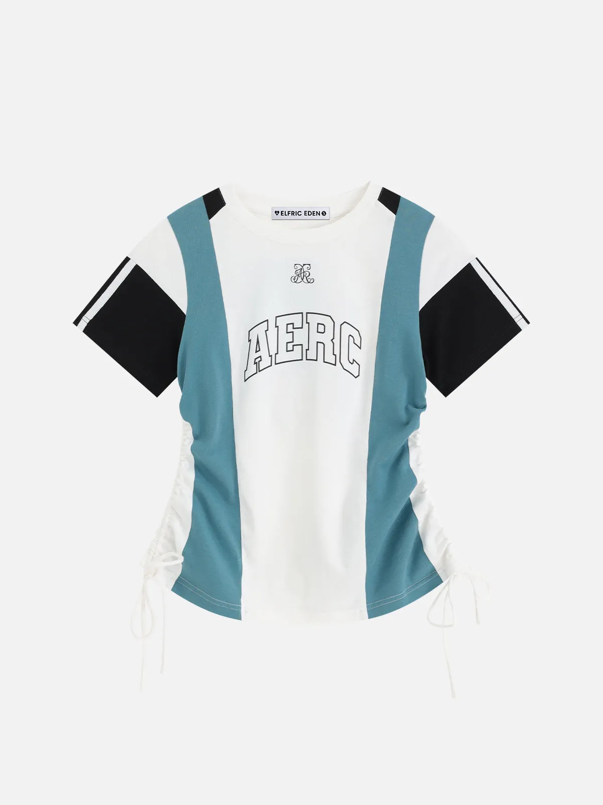 Aelfric Eden Color Blocking Stripe Number Tee sold by Aelfric Eden