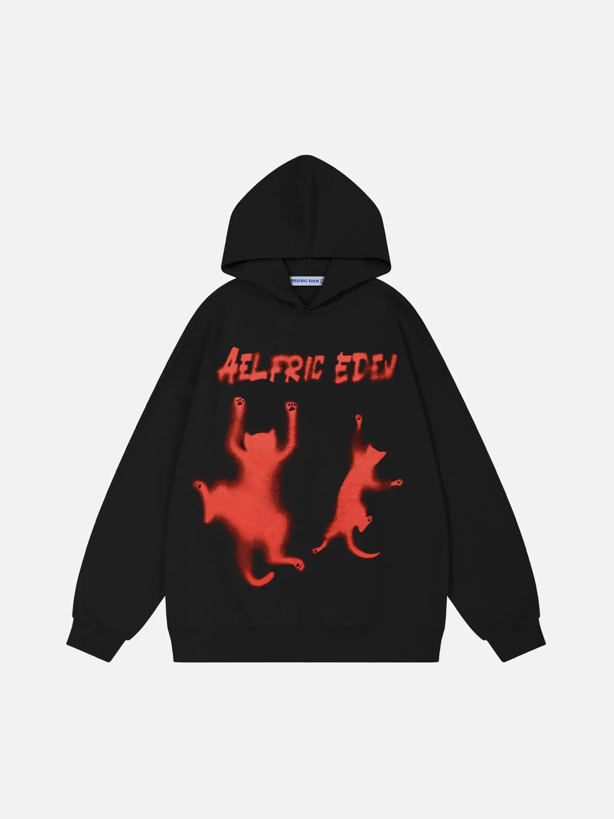 Aelfric Eden Blurring Cat Pullover Hoodie sold by Aelfric Eden