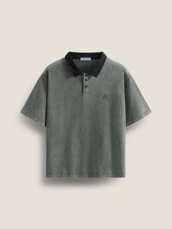Aelfric Eden Essential aè Washed Polo Tee sold by Aelfric Eden