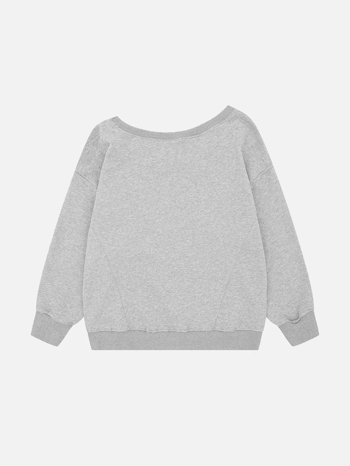 Aelfric Eden 77 Graphic Off-The-Shoulder Sweatshirt sold by Aelfric Eden product image thumbnail 2