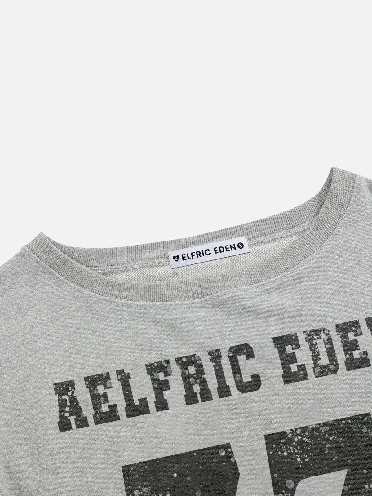 Aelfric Eden 77 Graphic Off-The-Shoulder Sweatshirt sold by Aelfric Eden product image thumbnail 3