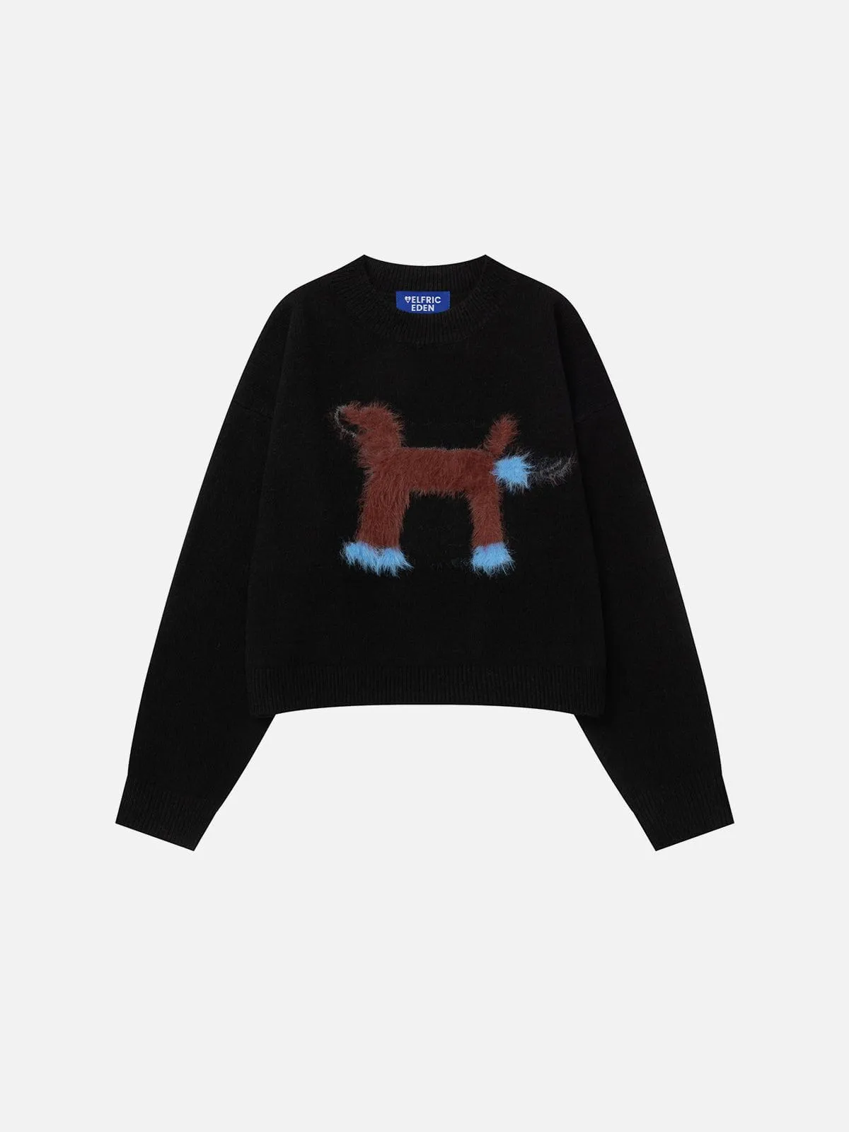 Aelfric Eden Plush Dog Graphic Sweater sold by Aelfric Eden product image thumbnail 2