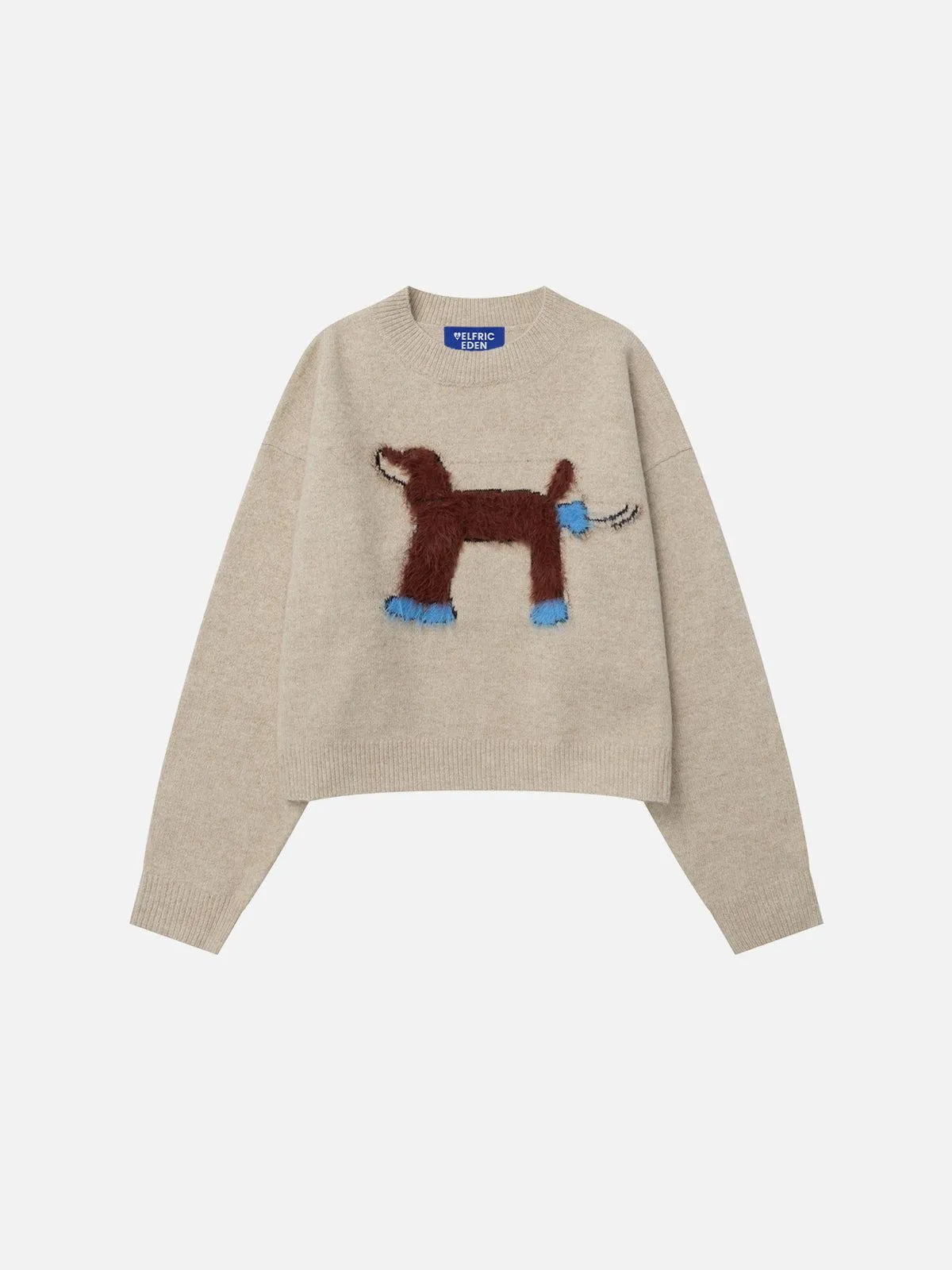 Aelfric Eden Plush Dog Graphic Sweater sold by Aelfric Eden
