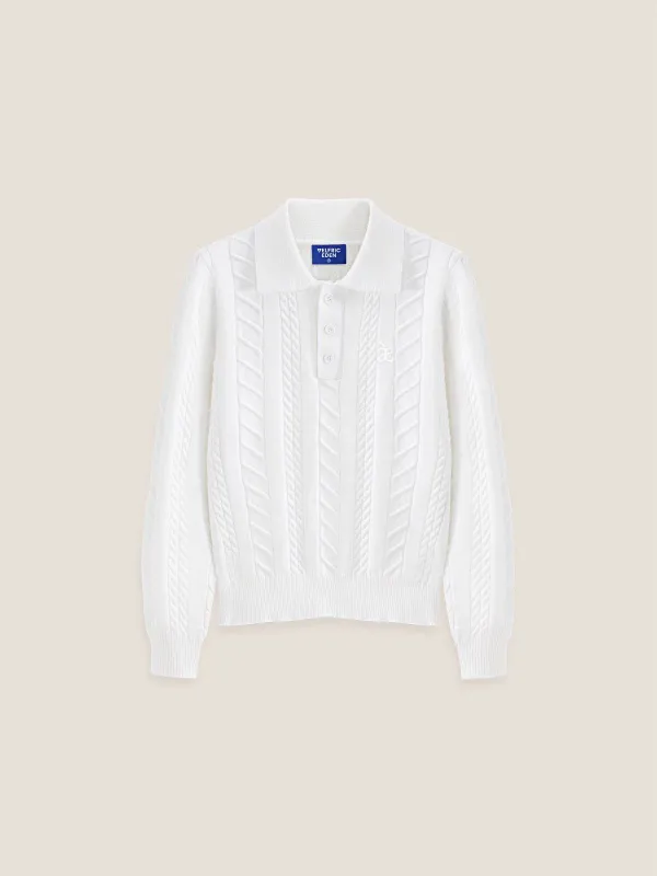 Aelfric Eden Essential Polo Cherry Sweater sold by Aelfric Eden