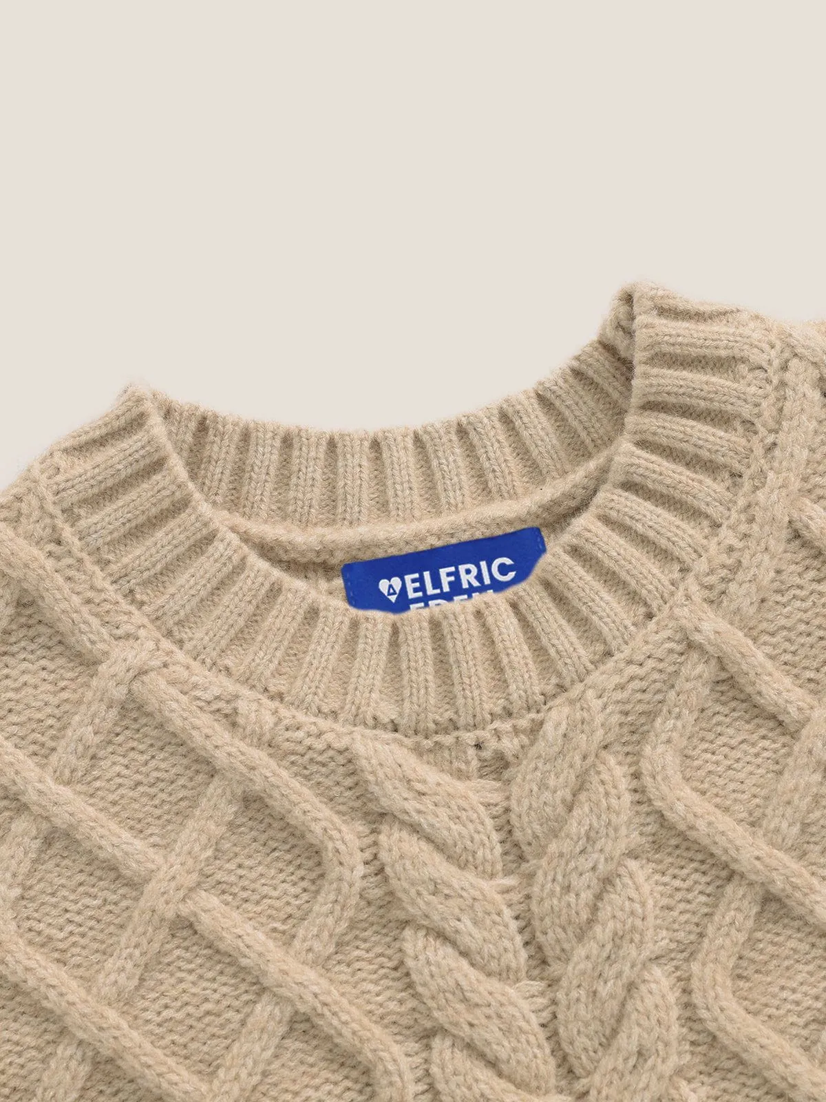 Aelfric Eden Essential Cable Sweater sold by Aelfric Eden product image thumbnail 3