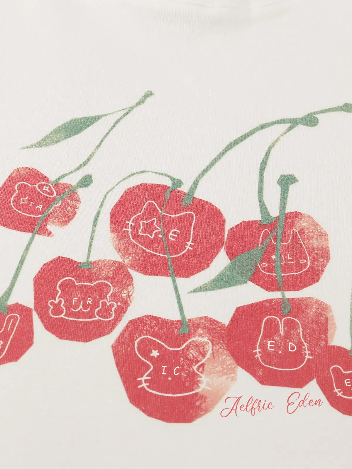 Aelfric Eden Cherry Print Pullover Hoodie sold by Aelfric Eden product image thumbnail 3