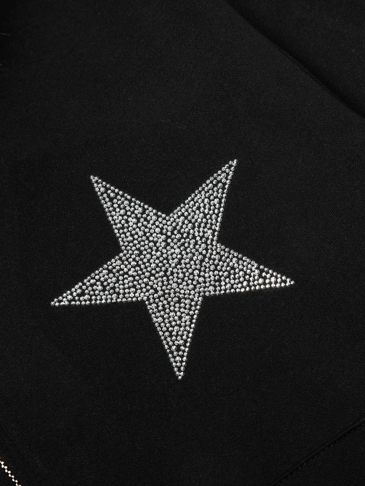 Aelfric Eden Rhinestone Star Zip Up Hoodie sold by Aelfric Eden product image thumbnail 4
