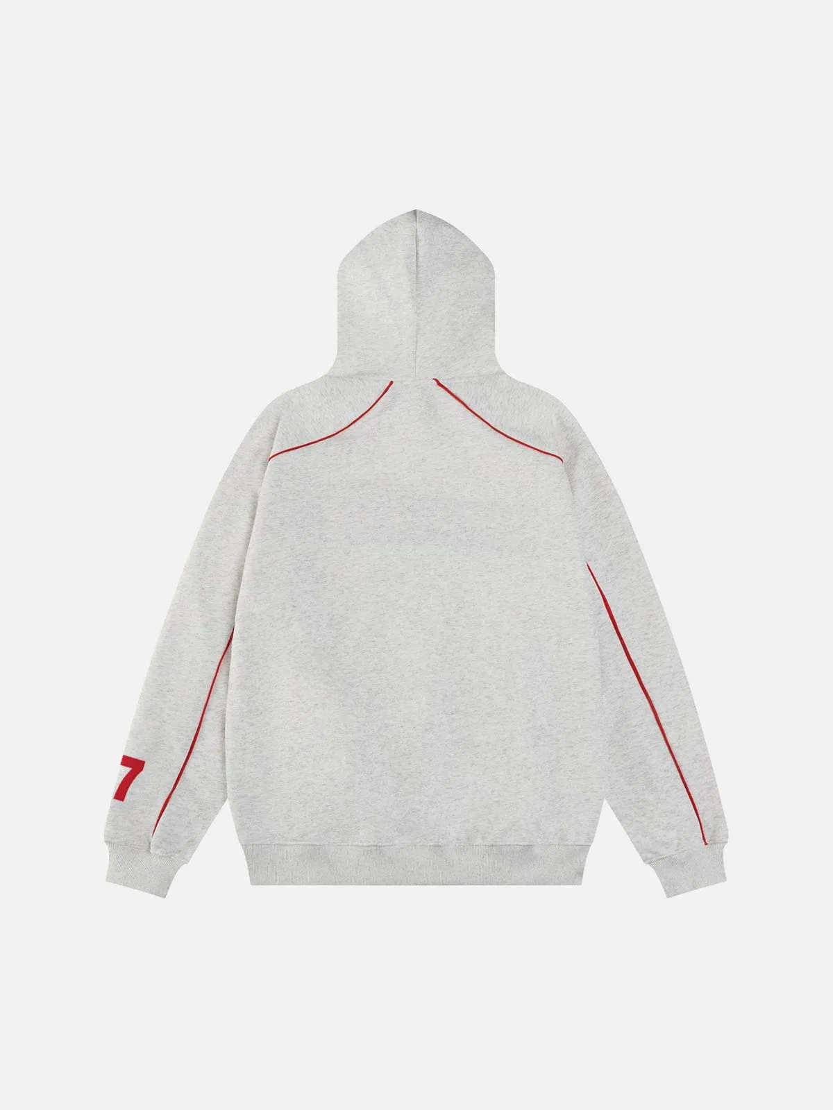 Aelfric Eden Stripe Applique Embroidery Pullover Hoodie sold by Aelfric Eden product image thumbnail 2