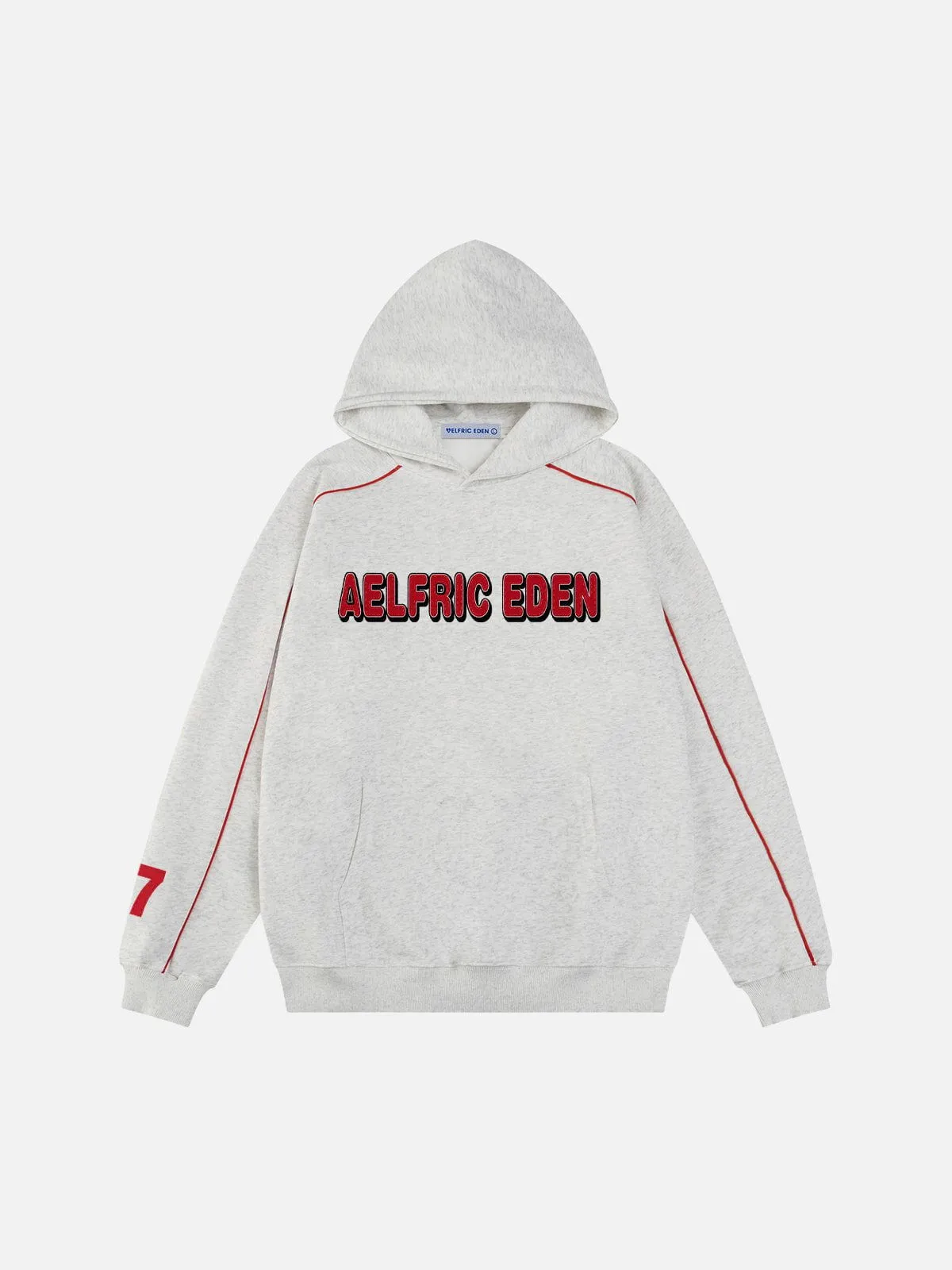Aelfric Eden Stripe Applique Embroidery Pullover Hoodie sold by Aelfric Eden