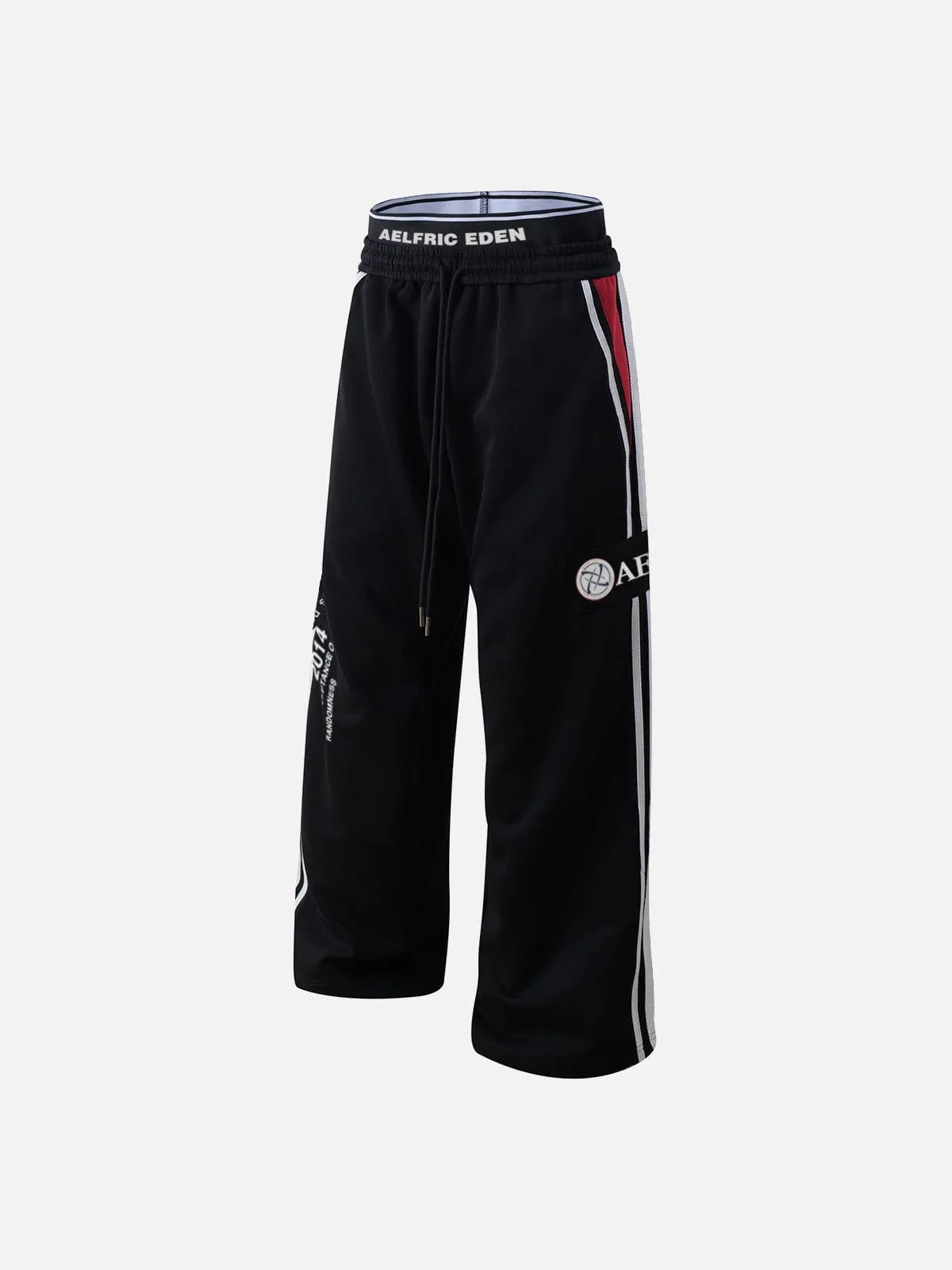 Aelfric Eden Double Waist Stripe Baggy Sweatpants sold by Aelfric Eden product image thumbnail 2