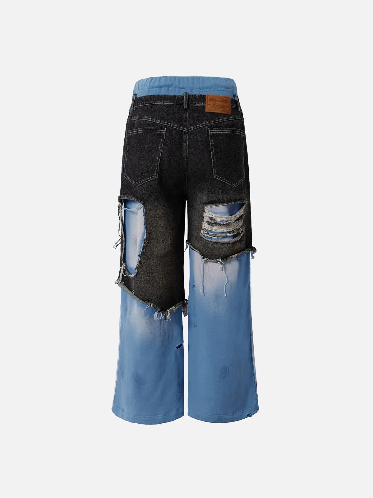 Aelfric Eden Double Waist Two Layer Baggy Sweatpants sold by Aelfric Eden product image thumbnail 2