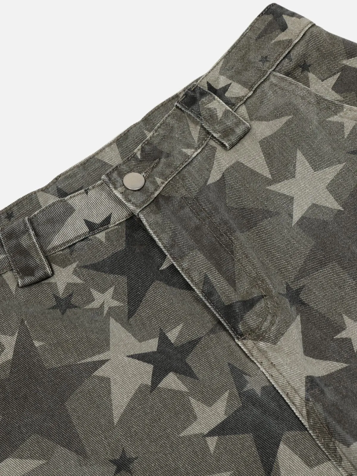 Aelfric Eden Camo Star Baaggy Barrel Jeans sold by Aelfric Eden product image thumbnail 3