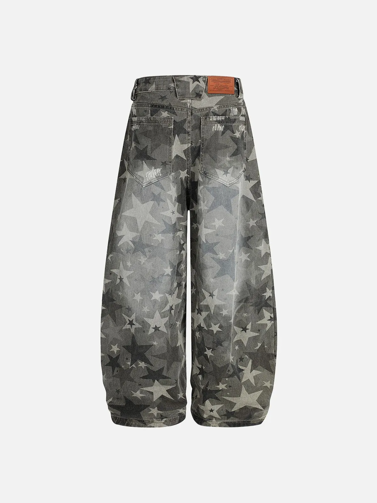 Aelfric Eden Camo Star Baaggy Barrel Jeans sold by Aelfric Eden product image thumbnail 2