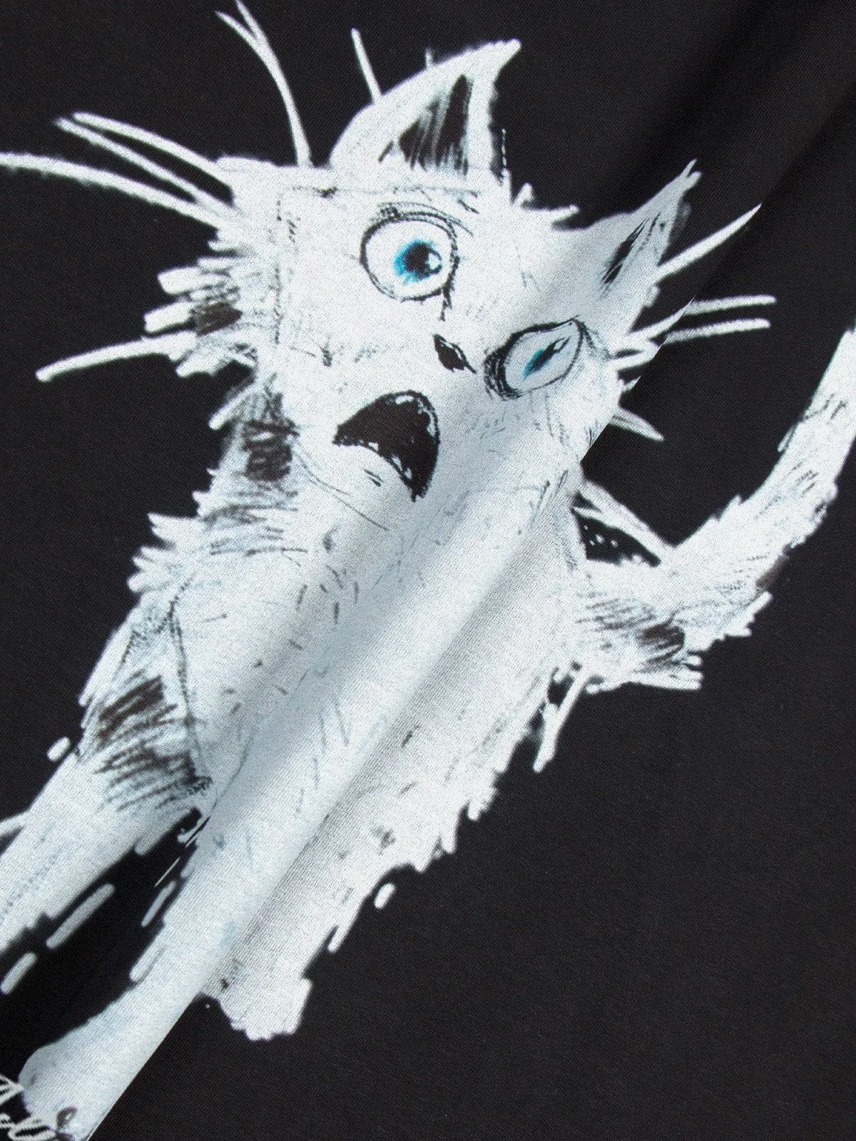 Aelfric Eden Graffiti Cat Print Tee sold by Aelfric Eden product image thumbnail 3