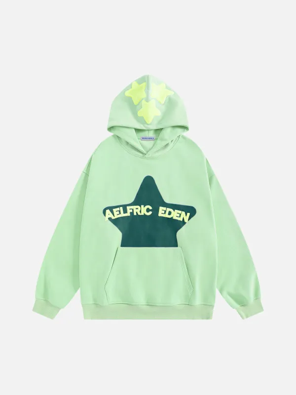 Aelfric Eden Colorful Eden Star Pullover Hoodie sold by Aelfric Eden