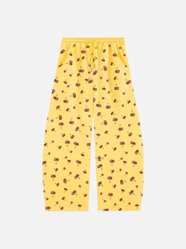 Aelfric Eden Cherry Full Print Baggy Barrel Sweatpants sold by Aelfric Eden