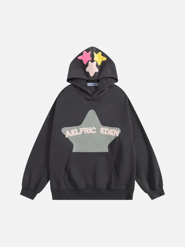 Aelfric Eden Colorful Eden Star Pullover Hoodie sold by Aelfric Eden