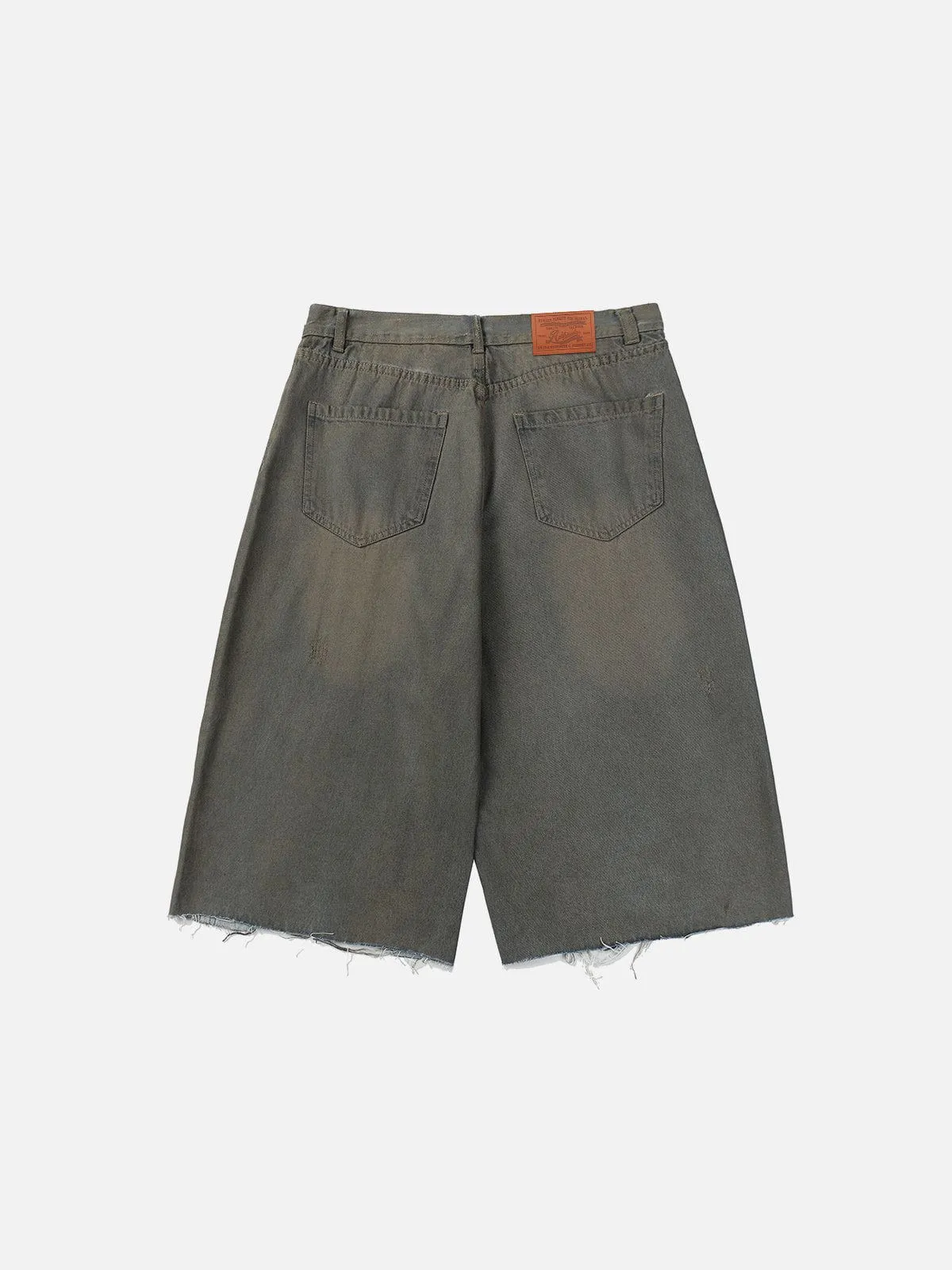 Aelfric Eden Distressed Stripe Longline Jorts sold by Aelfric Eden product image thumbnail 2