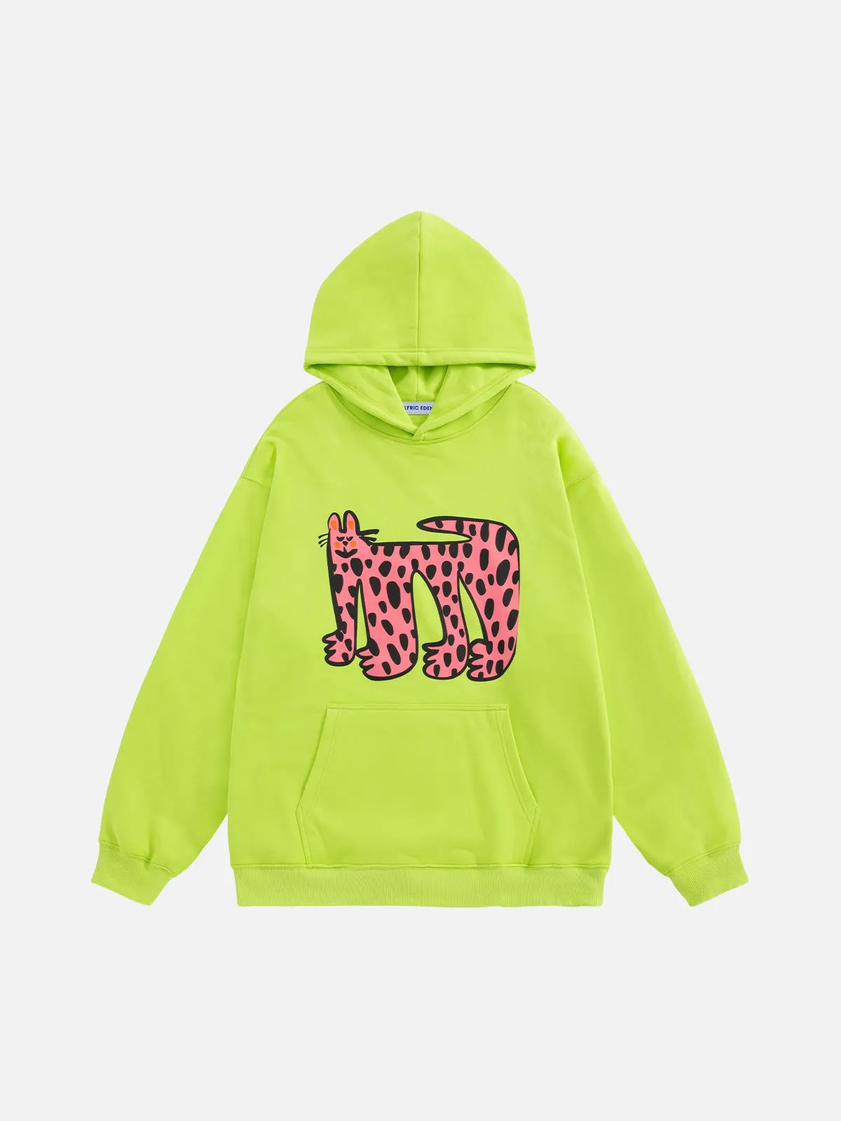 Aelfric Eden Pink Cat Print Pullover Hoodie sold by Aelfric Eden product image thumbnail 2