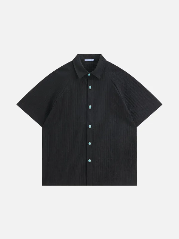 Aelfric Eden Calaite Texture Short Sleeve Shirts sold by Aelfric Eden