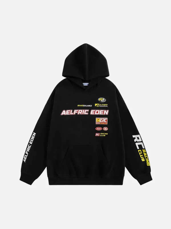 Aelfric Eden Racing Print Pullover Hoodie sold by Aelfric Eden