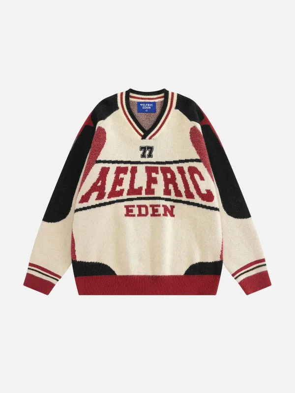 Aelfric Eden 77 Color Blocking Sweater sold by Aelfric Eden