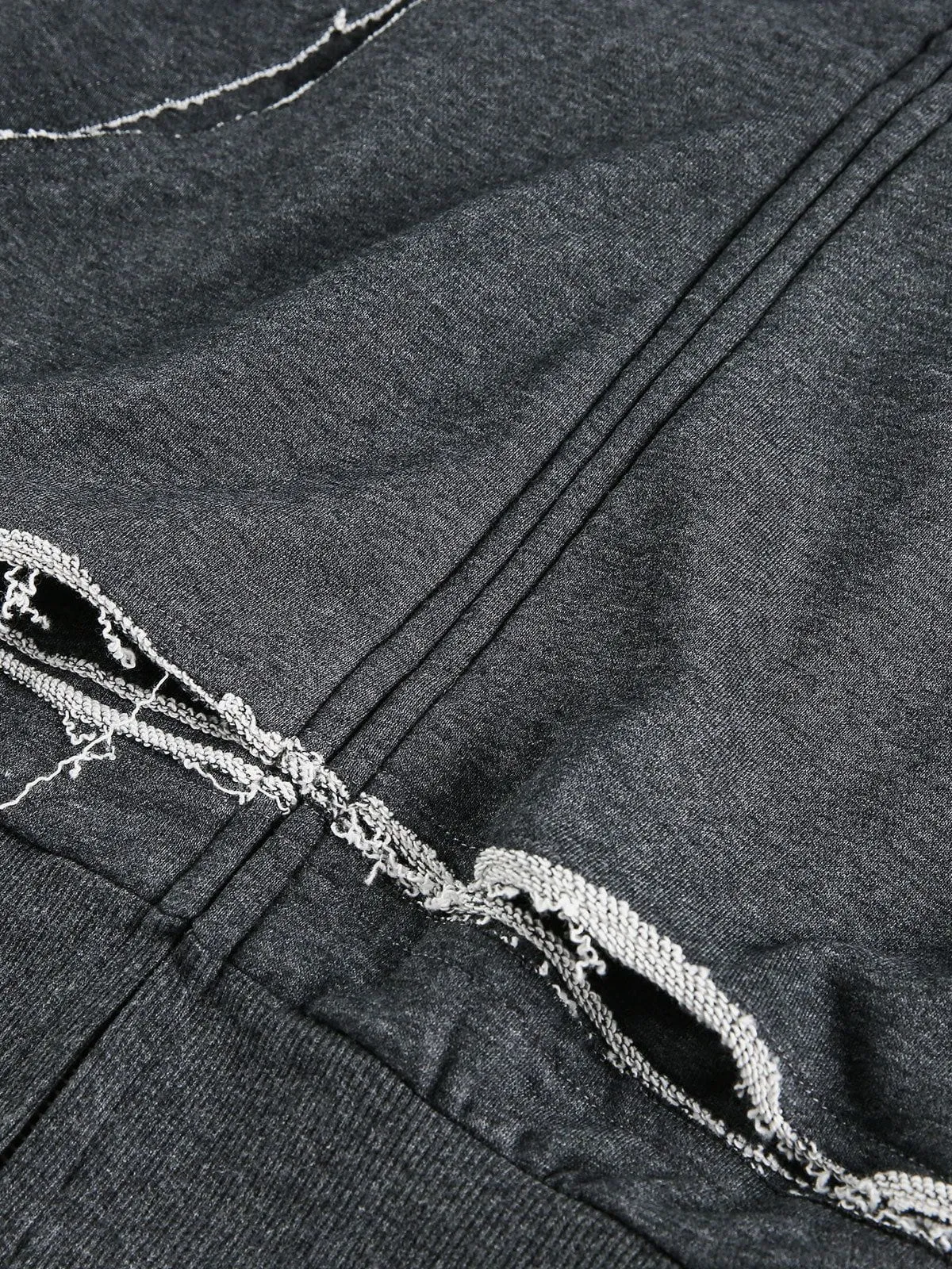 Aelfric Eden Fringe Boxy Zip Up Hoodie sold by Aelfric Eden product image thumbnail 5