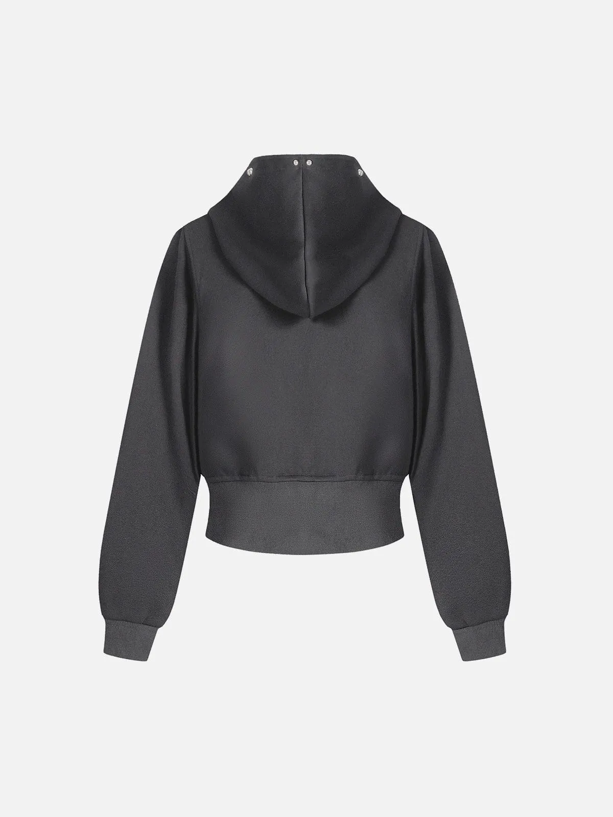 Aelfric Eden Rivet Cropped Zip Up Hoodie sold by Aelfric Eden product image thumbnail 3