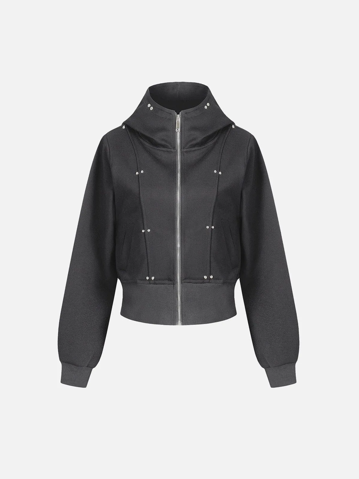 Aelfric Eden Rivet Cropped Zip Up Hoodie sold by Aelfric Eden