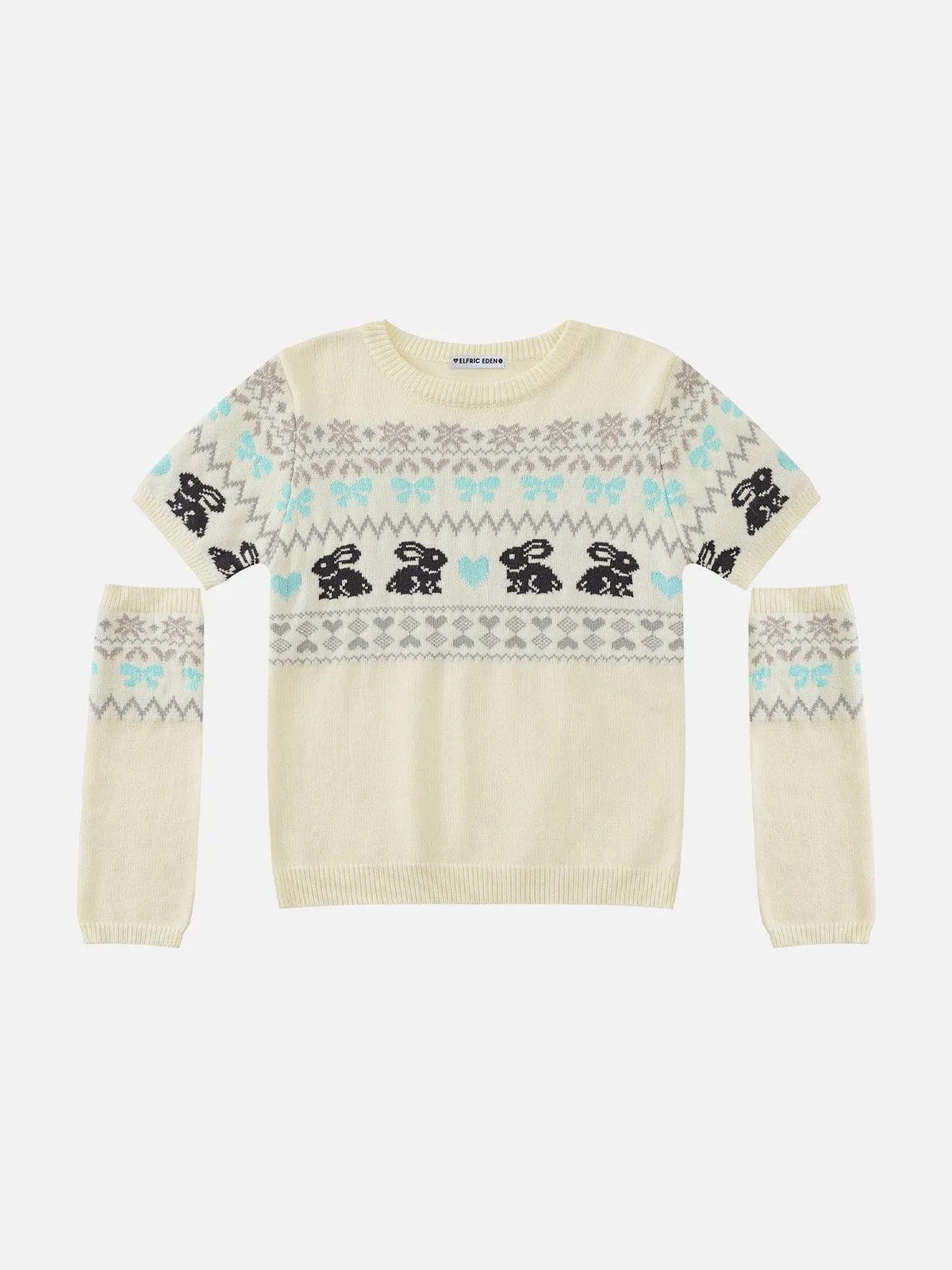 Aelfric Eden Fair Isle Graphic Knit Tee sold by Aelfric Eden product image thumbnail 2
