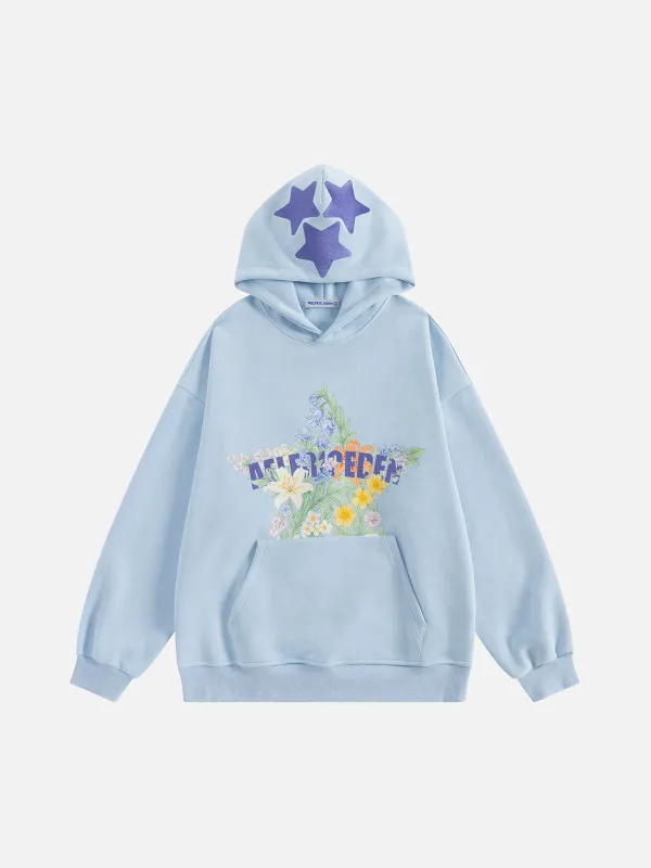 Aelfric Eden Floral Eden Star Pullover Hoodie sold by Aelfric Eden