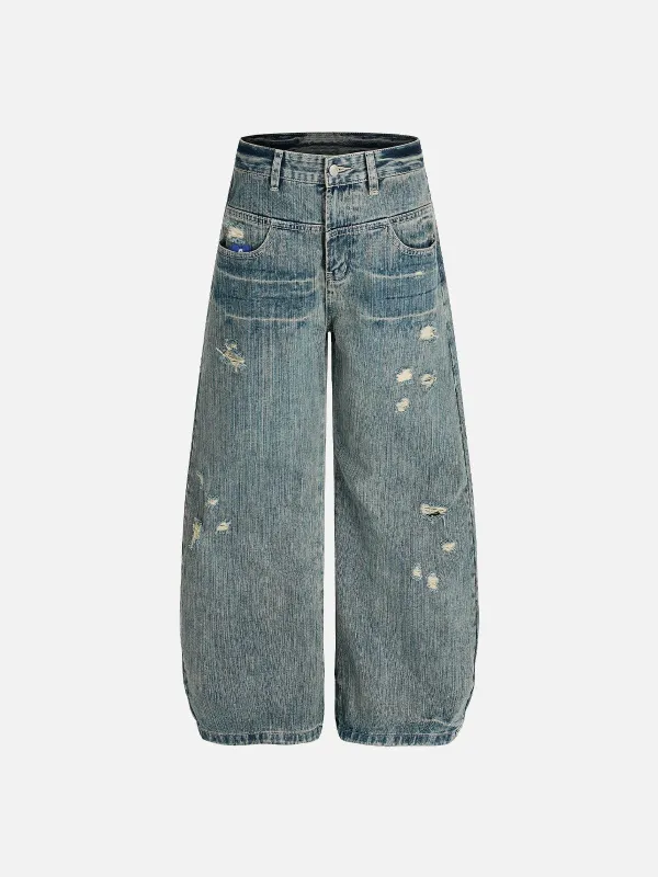 Aelfric Eden Trompe L'oeil Baggy Barrel Jeans sold by Aelfric Eden