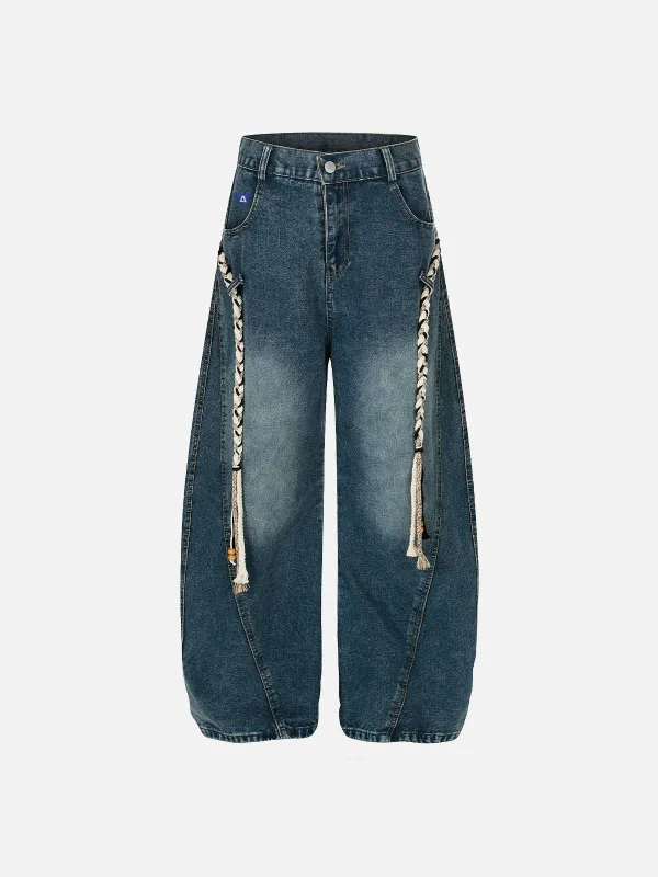 Aelfric Eden Rope Baggy Barrel Jeans sold by Aelfric Eden