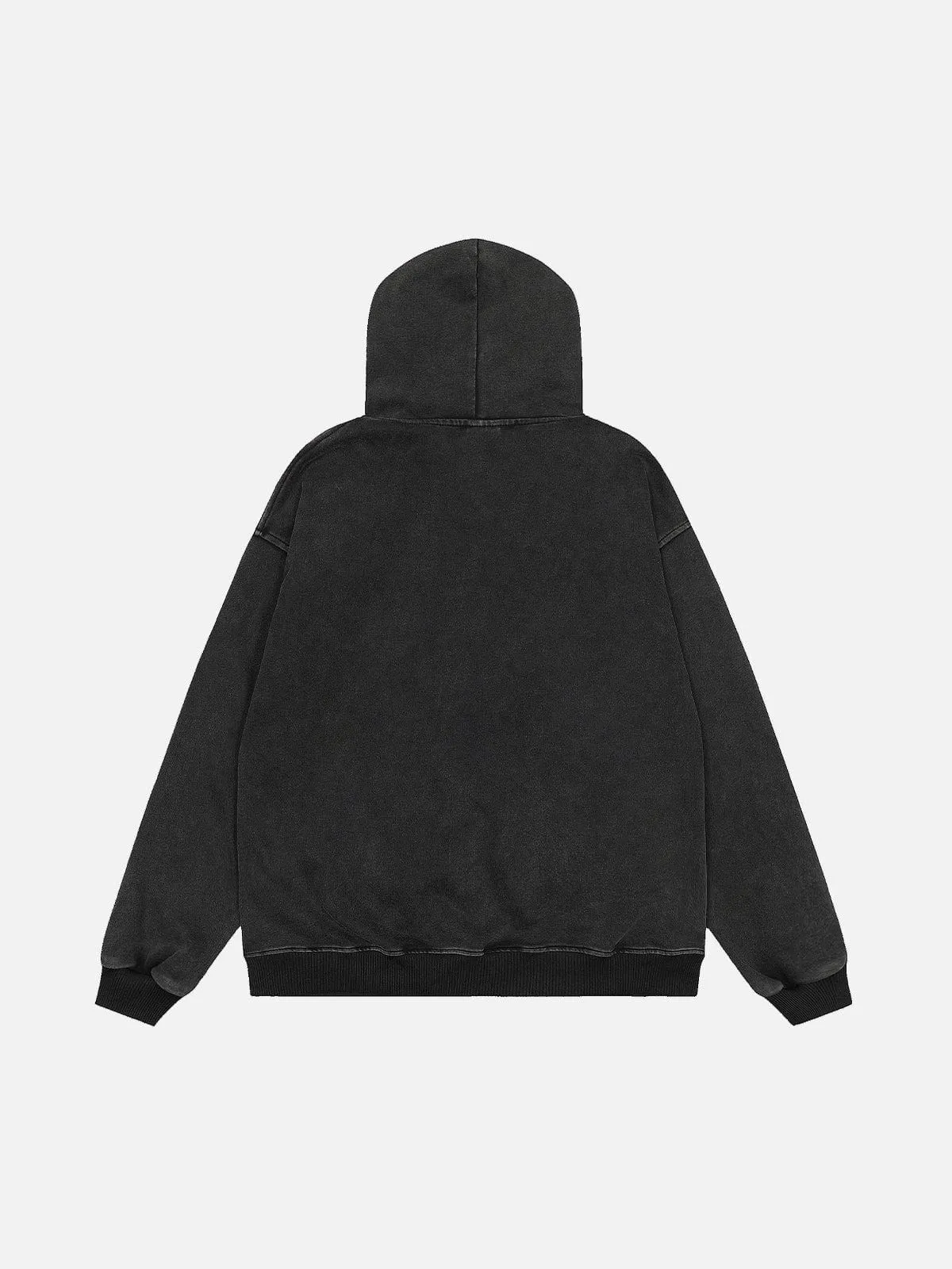 Aelfric Eden Chain Print Faux Fur Collar Zip Up Hoodie sold by Aelfric Eden product image thumbnail 2