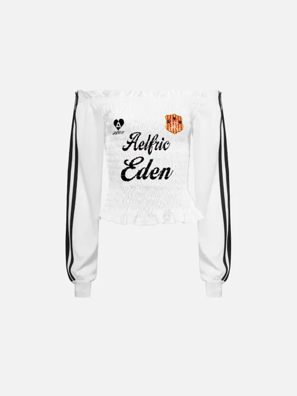 Aelfric Eden Pleated Print Long Sleeve Tee sold by Aelfric Eden