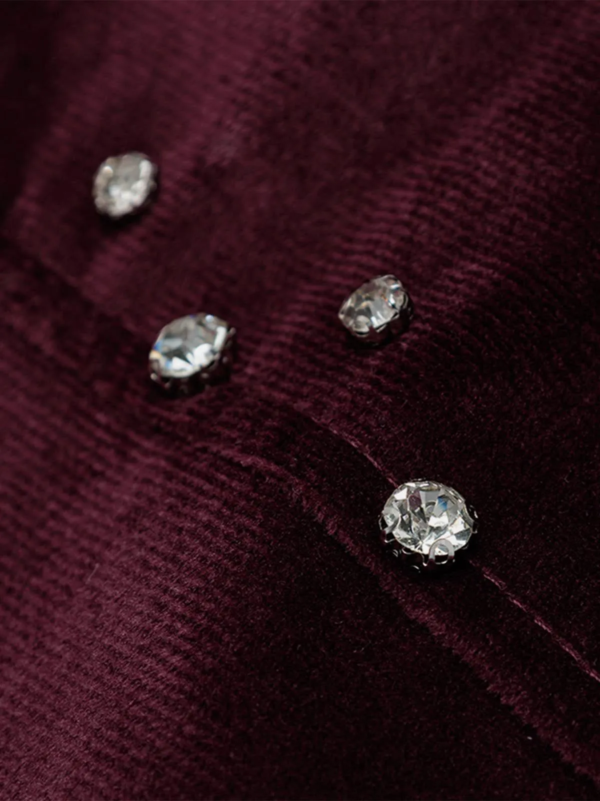 Aelfric Eden Rhinestone Velvet Boxy Jacket sold by Aelfric Eden product image thumbnail 5