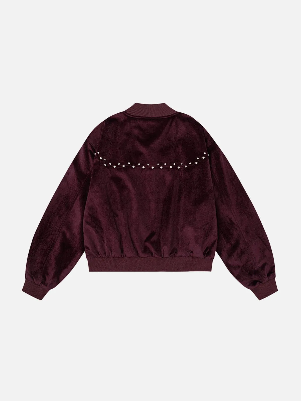 Aelfric Eden Rhinestone Velvet Boxy Jacket sold by Aelfric Eden product image thumbnail 3