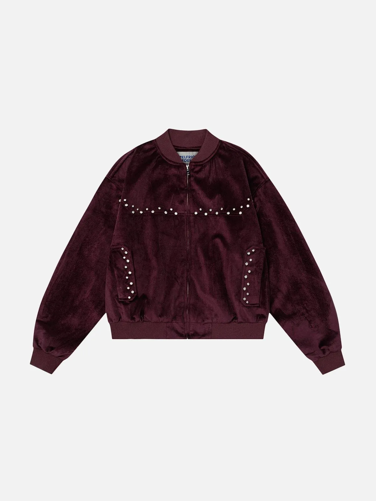 Aelfric Eden Rhinestone Velvet Boxy Jacket sold by Aelfric Eden