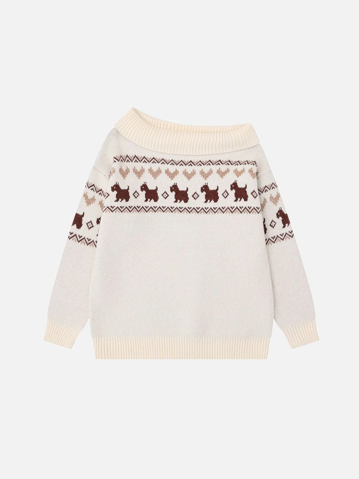 Aelfric Eden Puppy Fair Isle Sweater sold by Aelfric Eden product image thumbnail 3